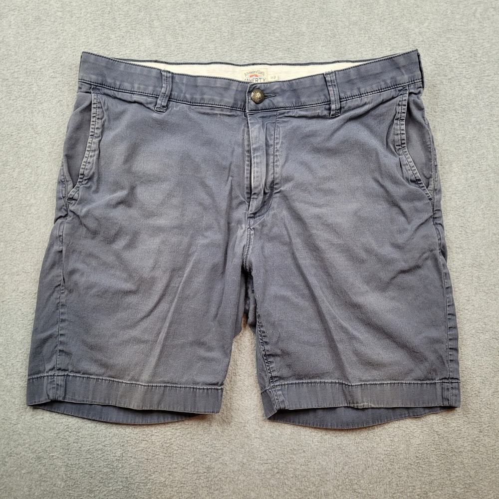 [READ] Faherty Shorts Mens 35x7 Grey Organic Cotton Tencel Blend Casual Chino
